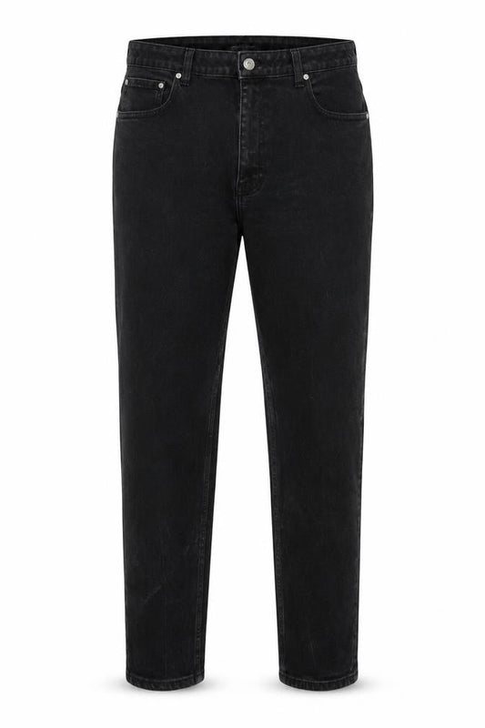 Mens UK Size 42 in ASOS Regular Fit Tapered Black Jeans