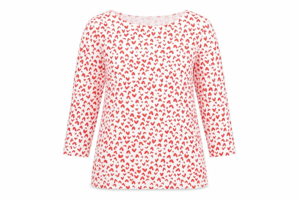 Womens UK Size 12 Marks and Spencer Red Basic T-Shirt