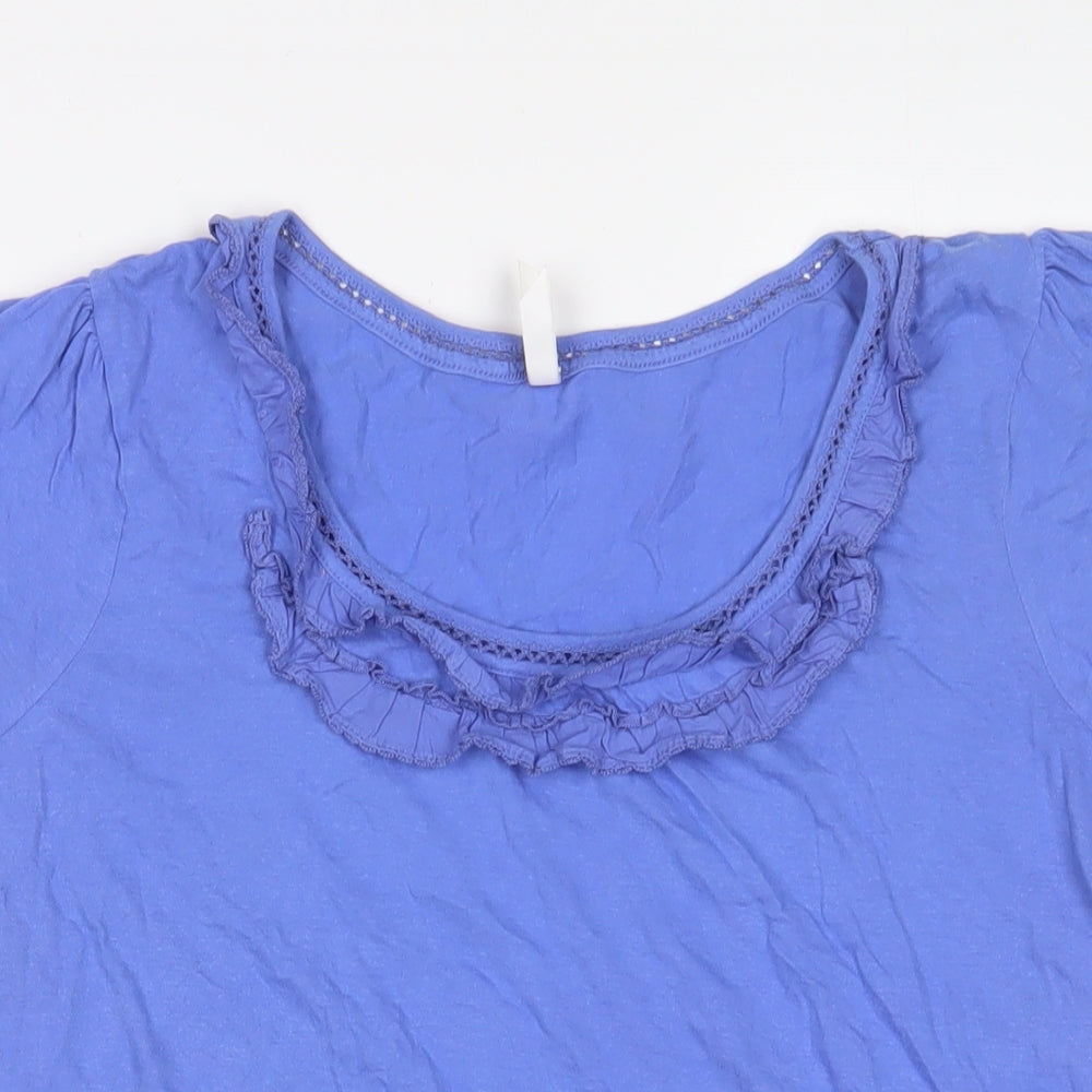 Womens UK Size 18 Marks and Spencer Purple Basic T-Shirt