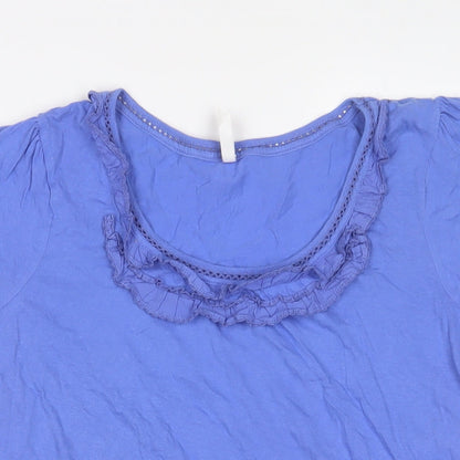 Womens UK Size 18 Marks and Spencer Purple Basic T-Shirt