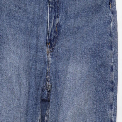 Womens UK Size 8 H&M Regular Fit Straight Blue Jeans