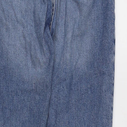 Womens UK Size 8 H&M Regular Fit Straight Blue Jeans