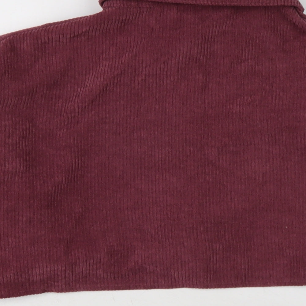 Nasty Gal Womens Purple Jacket Size 8 Button