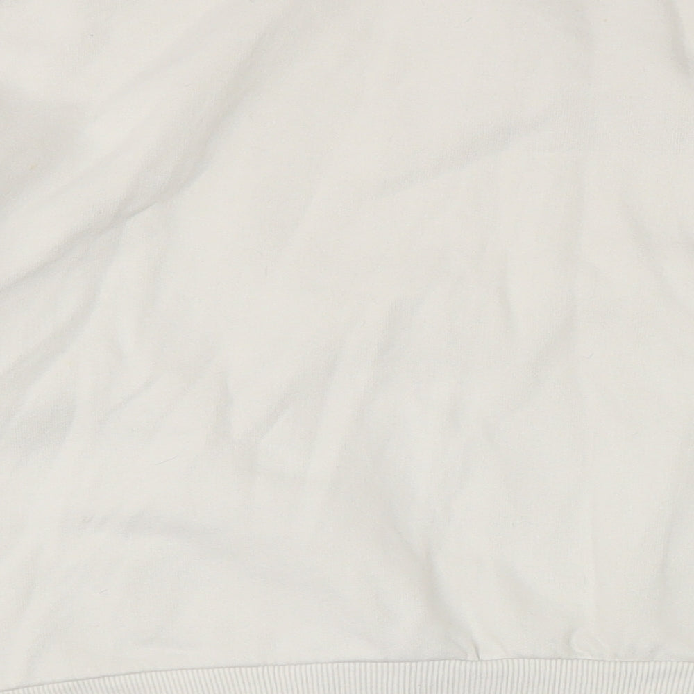 Womens UK Size S Pull&Bear Ivory Pullover Sweatshirt