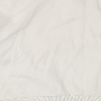 Womens UK Size S Pull&Bear Ivory Pullover Sweatshirt