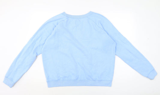 Womens UK Size 12 Jack Wills Blue Pullover Sweatshirt