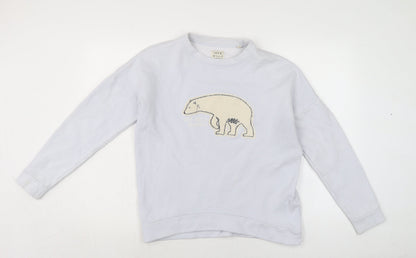 Womens UK Size 8 Jack Wills Blue Pullover Sweatshirt