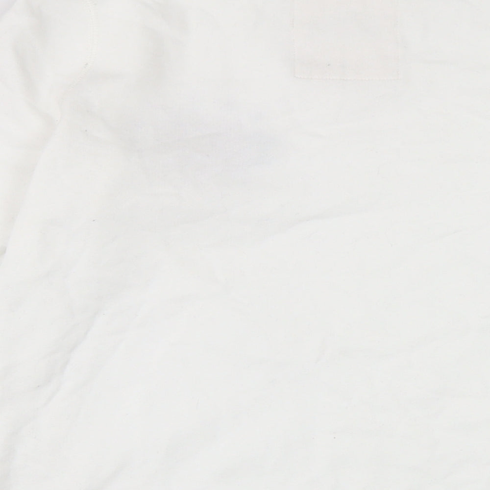 Hollister Womens White Cotton Pullover Sweatshirt Size S