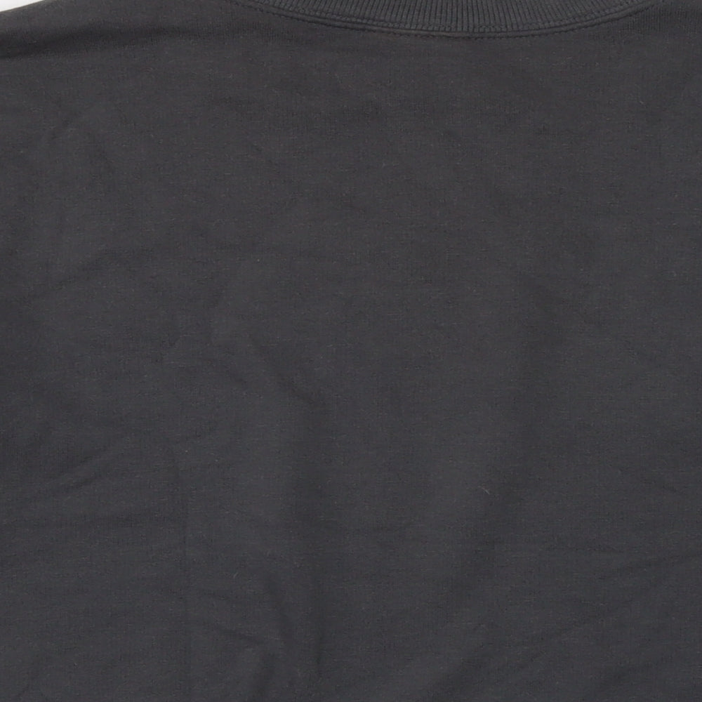 Divided Womens Grey Cotton Pullover Sweatshirt Size M