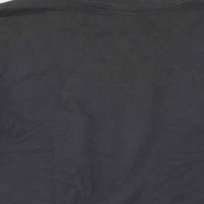 Divided Womens Grey Cotton Pullover Sweatshirt Size M