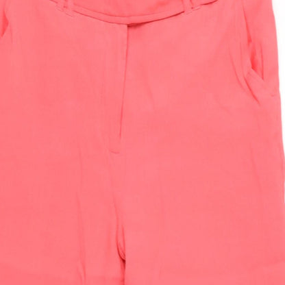 Womens UK Size 12 NEXT Regular Fit  Pink Trousers