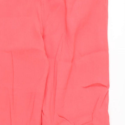 Womens UK Size 12 NEXT Regular Fit  Pink Trousers