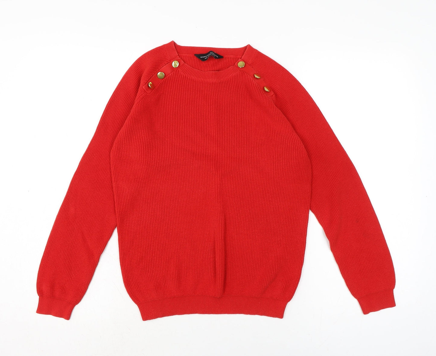 Womens UK Size 12 Dorothy Perkins Red Pullover Jumper