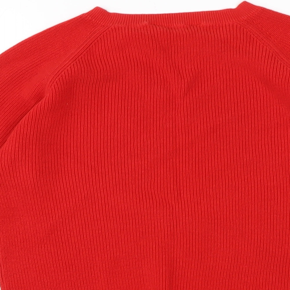 Womens UK Size 12 Dorothy Perkins Red Pullover Jumper