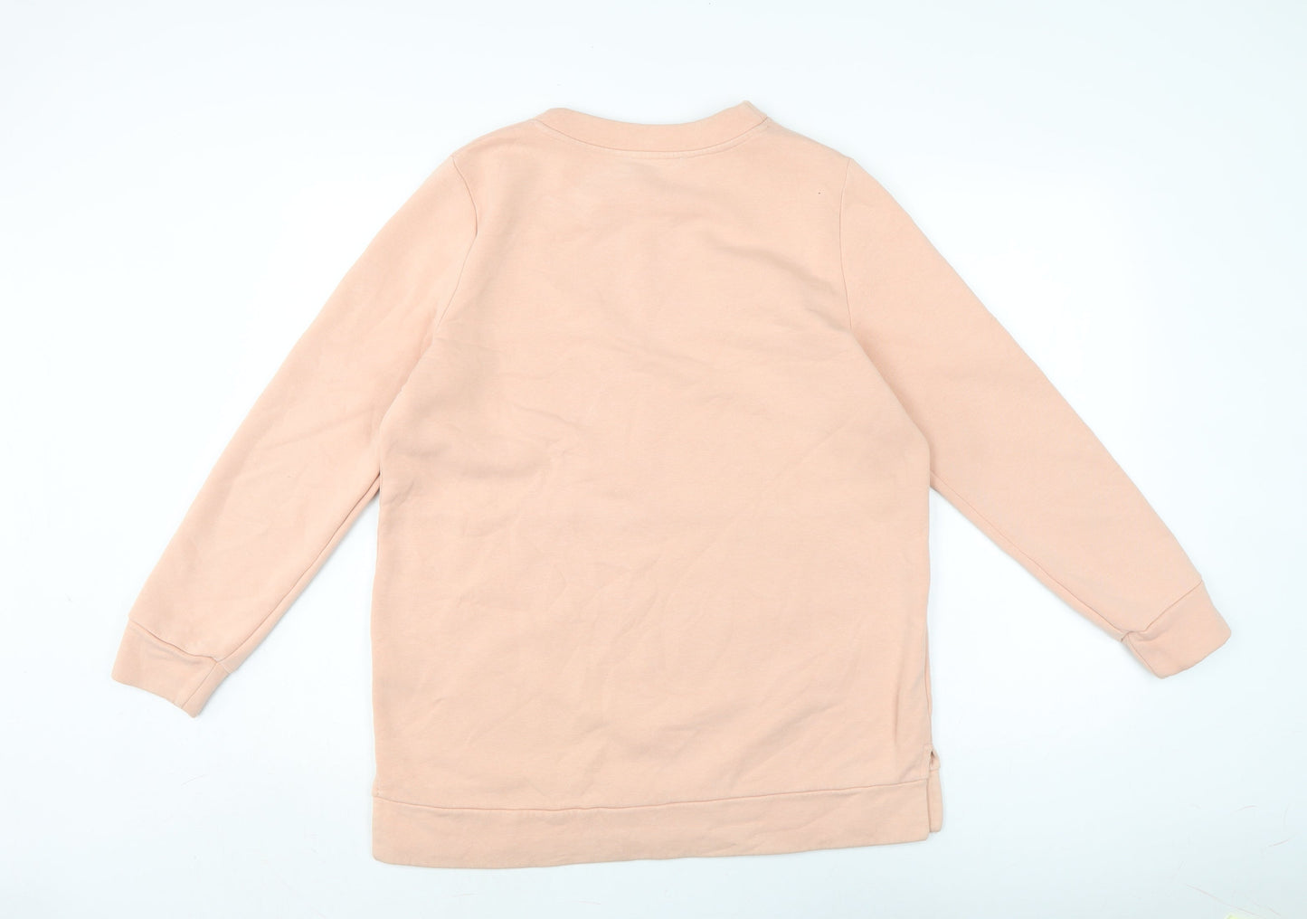 Womens UK Size M Marks and Spencer Orange Pullover Sweatshirt