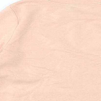 Womens UK Size M Marks and Spencer Orange Pullover Sweatshirt