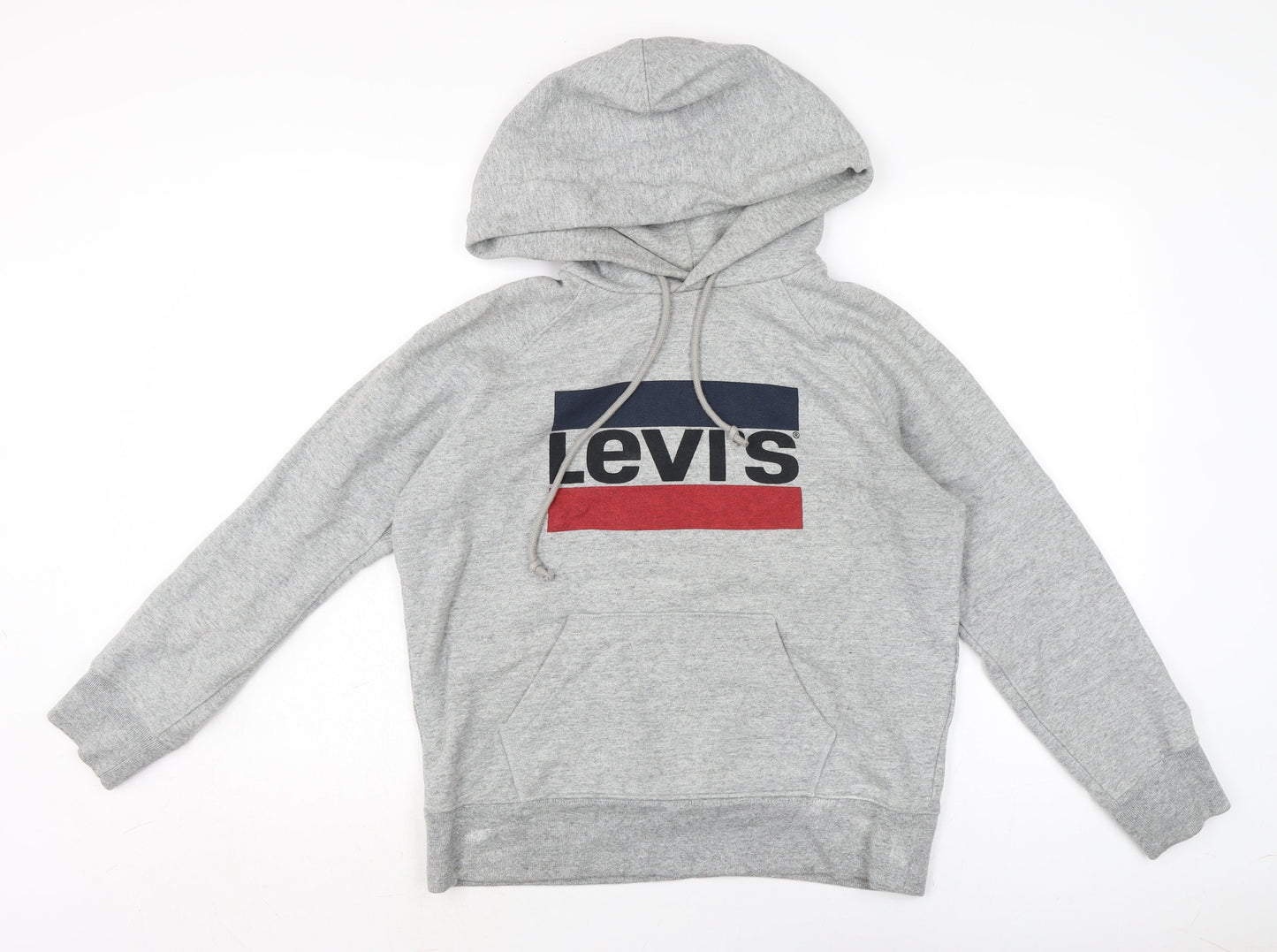 Mens UK Size XS Levi's Grey Pullover Hoodie