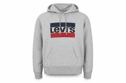Mens UK Size XS Levi's Grey Pullover Hoodie
