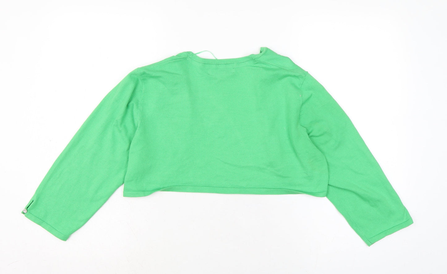 Womens UK Size L Monsoon Green Cardigan Jumper