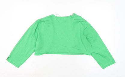 Womens UK Size L Monsoon Green Cardigan Jumper