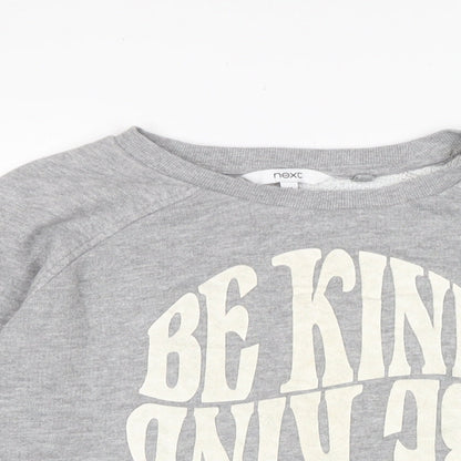 Womens UK Size M NEXT Grey Pullover Sweatshirt
