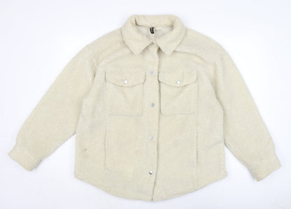 Womens UK Size L Divided Ivory Jacket