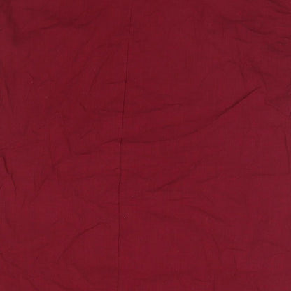 Womens UK Size L Celmia Red Basic Button-Up
