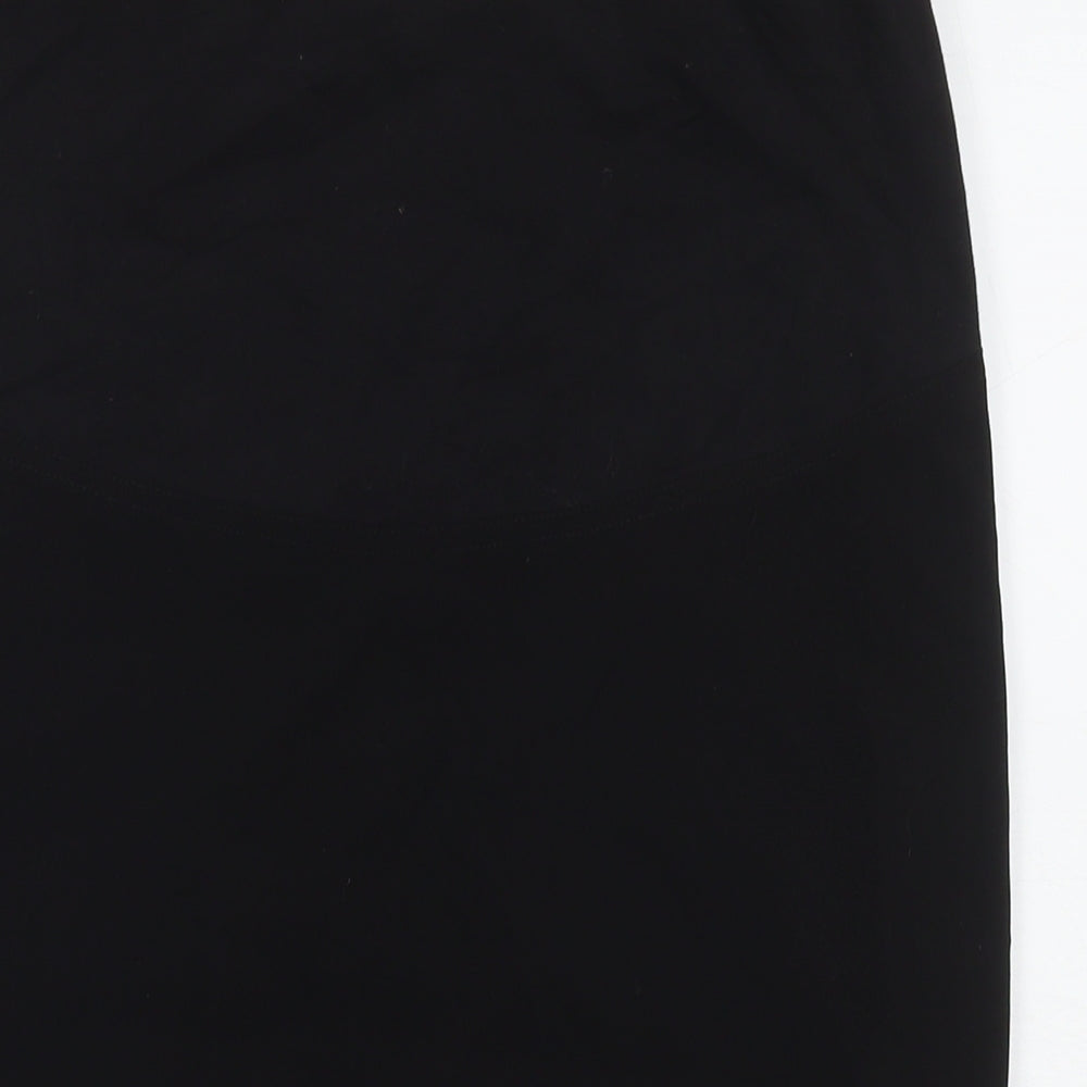 JoJo Maman Bébé Womens Black Polyester Straight & Pencil Skirt Size 8