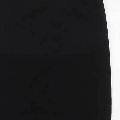 JoJo Maman Bébé Womens Black Polyester Straight & Pencil Skirt Size 8