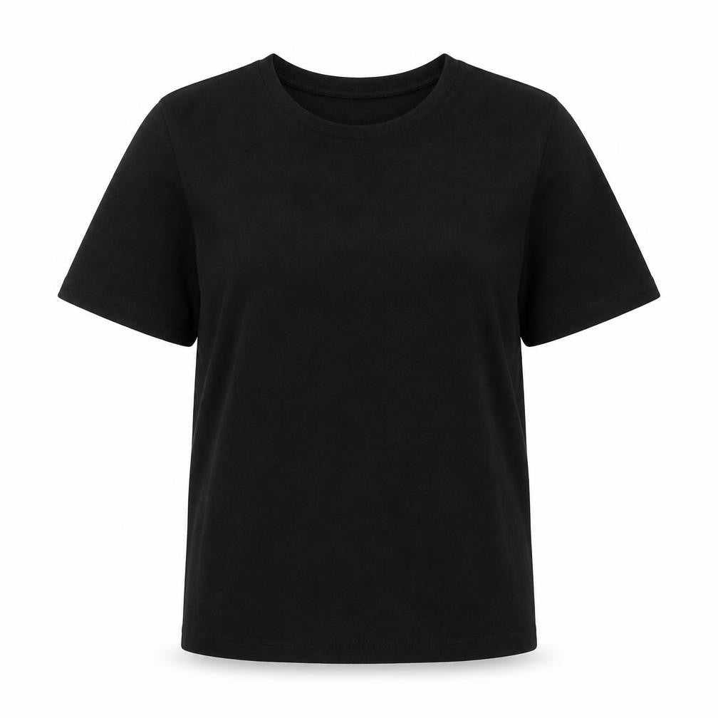 Womens UK Size L LC Waikiki Black Basic T-Shirt