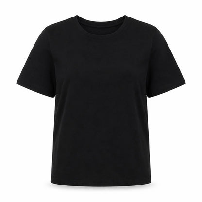 Womens UK Size L LC Waikiki Black Basic T-Shirt