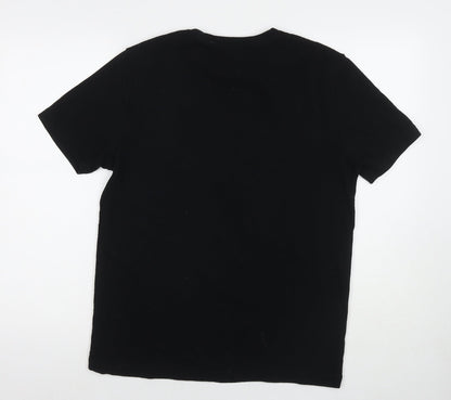Womens UK Size L LC Waikiki Black Basic T-Shirt