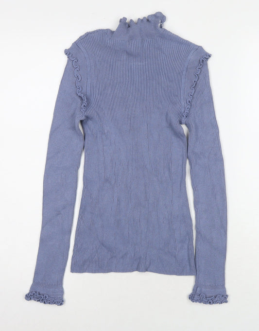 Womens UK Size 10 River Island Blue Pullover Jumper