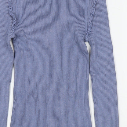 Womens UK Size 10 River Island Blue Pullover Jumper
