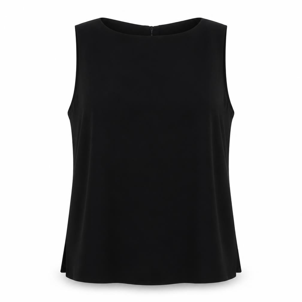 Womens UK Size 22 St Michael Black Basic Tank