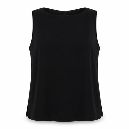 Womens UK Size 22 St Michael Black Basic Tank