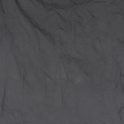 Divided by H&M Womens Grey Cotton T-Shirt Dress Size M Round Neck Pullover