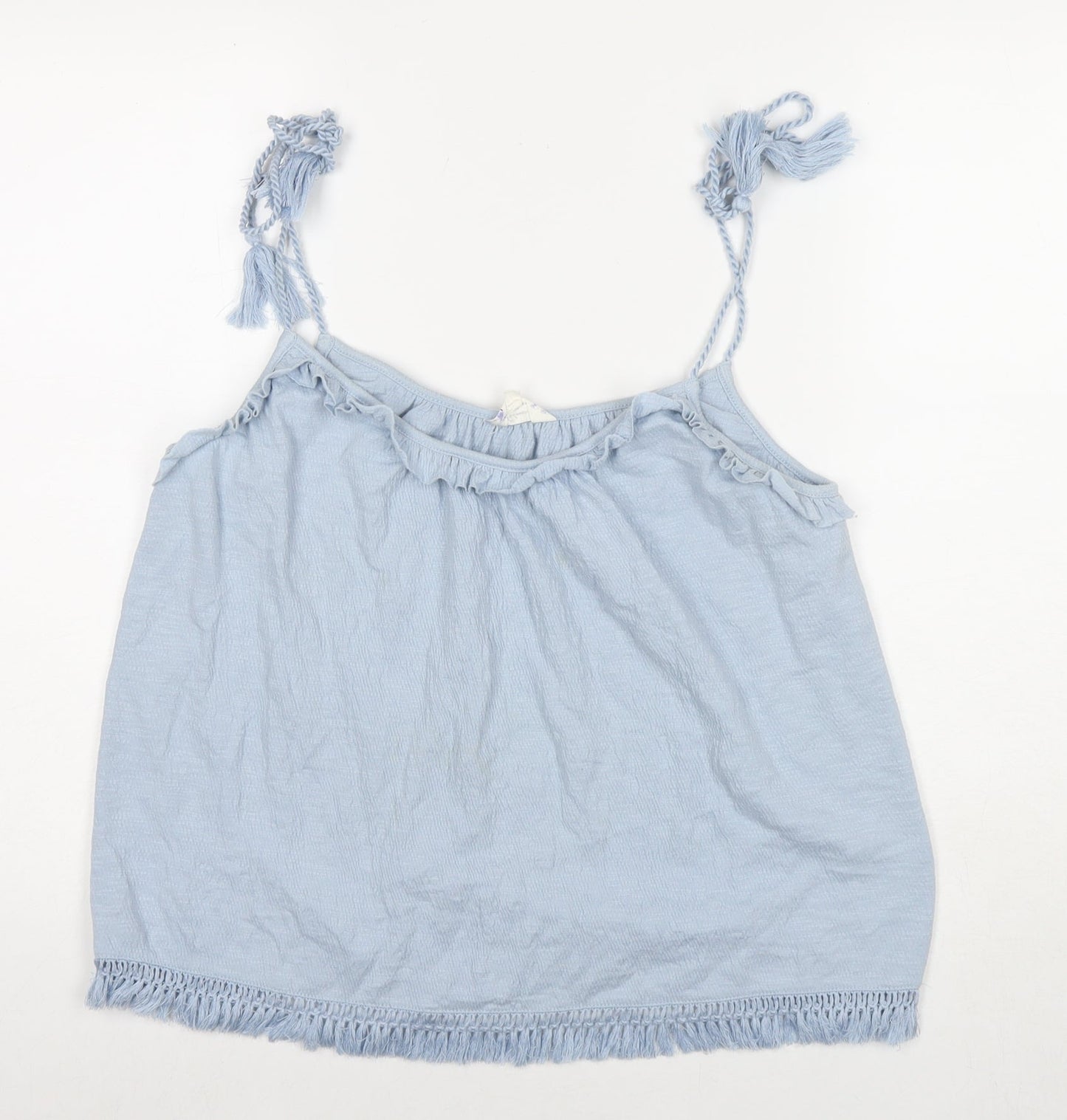 Heritage Falmer Womens Blue Polyester Basic Tank Size 12 Round Neck