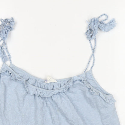 Heritage Falmer Womens Blue Polyester Basic Tank Size 12 Round Neck