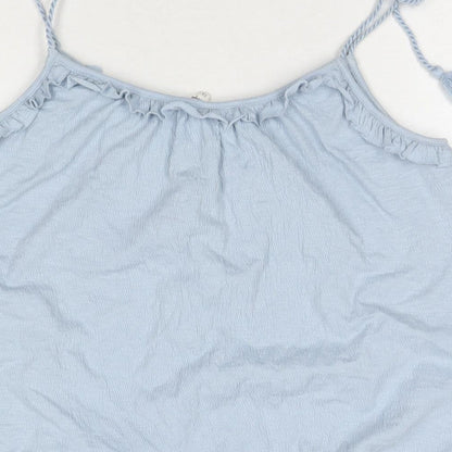 Heritage Falmer Womens Blue Polyester Basic Tank Size 12 Round Neck