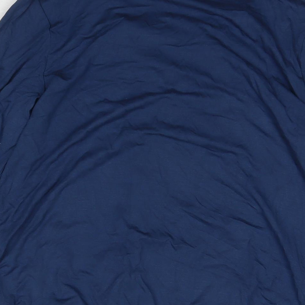 Womens UK Size S JoJo Maman Bébé Blue Basic Blouse