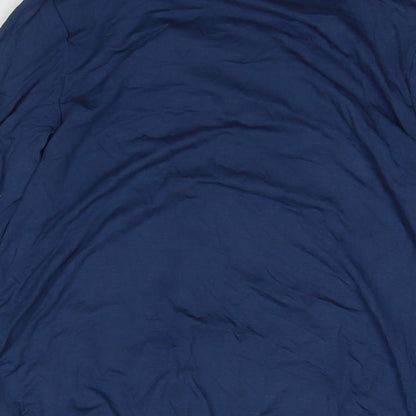 Womens UK Size S JoJo Maman Bébé Blue Basic Blouse