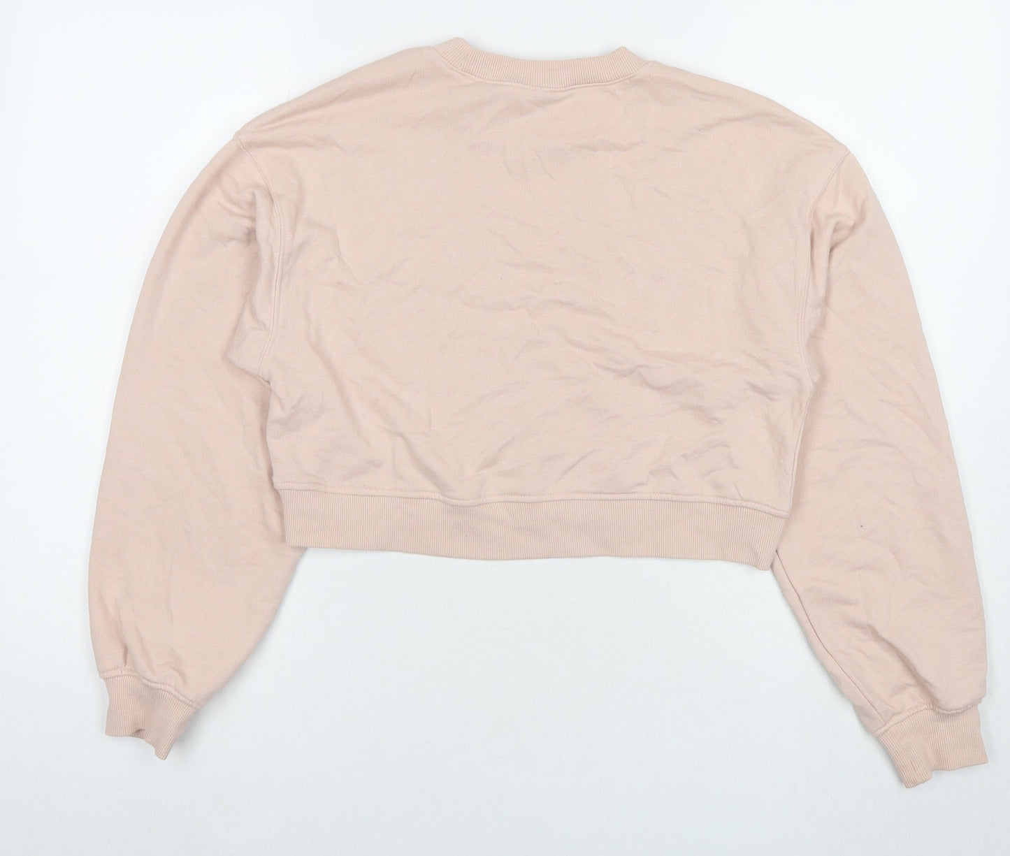 Womens UK Size S Divided by H&M Beige Pullover Sweatshirt