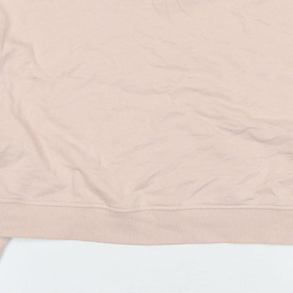 Womens UK Size S Divided by H&M Beige Pullover Sweatshirt
