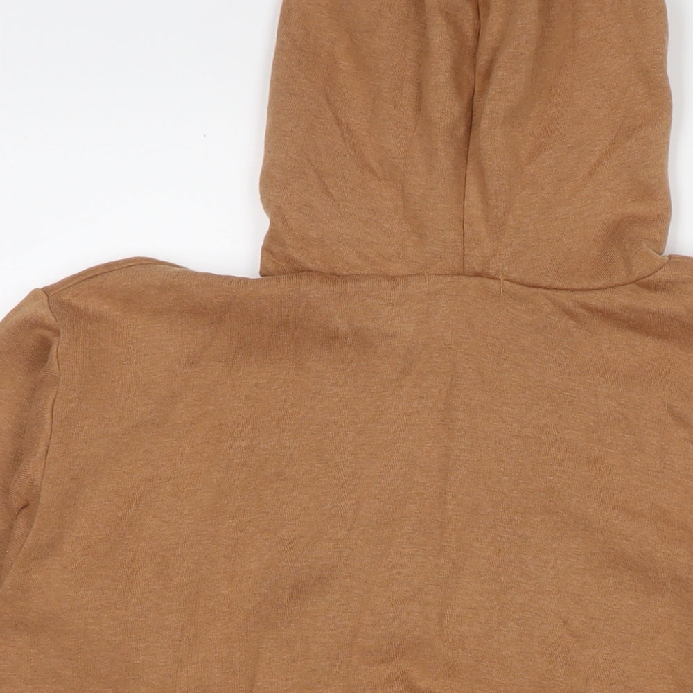 Womens UK Size M Boohoo Brown Pullover Hoodie