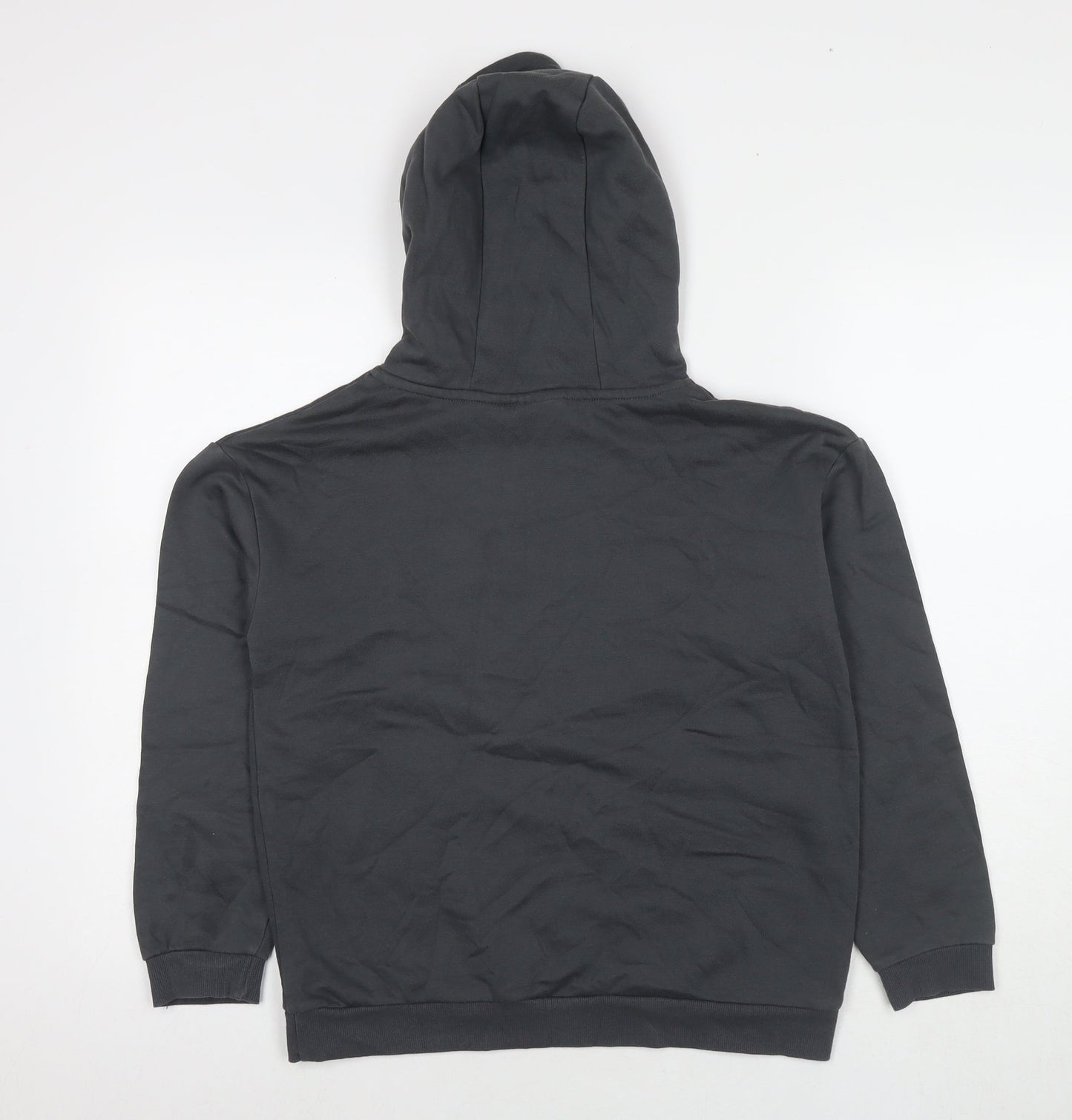 Friends Girls Grey Cotton Pullover Hoodie Size 11-12 Years Pullover - Logo