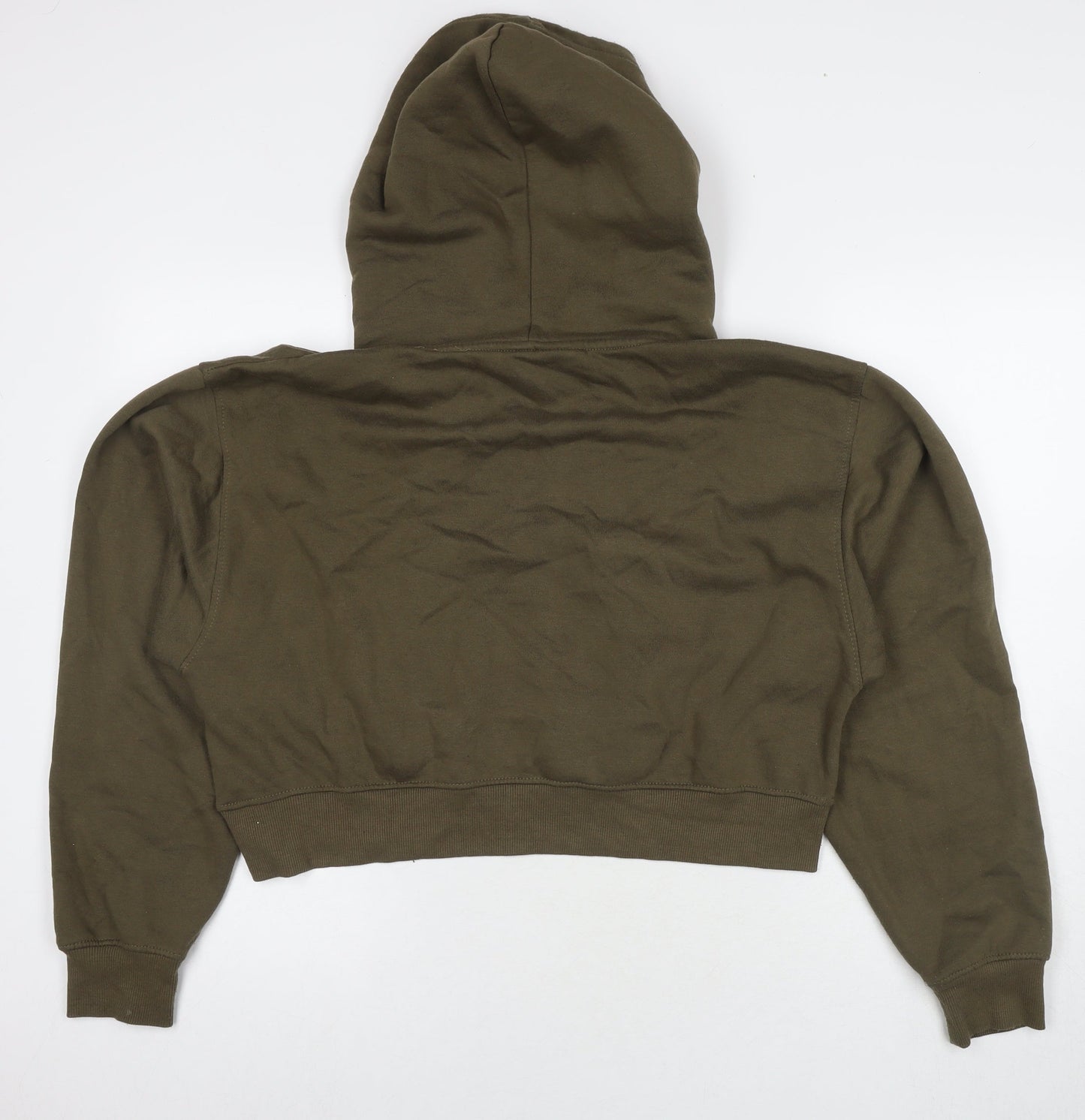 Womens UK Size XL Pull&Bear Green Pullover Hoodie