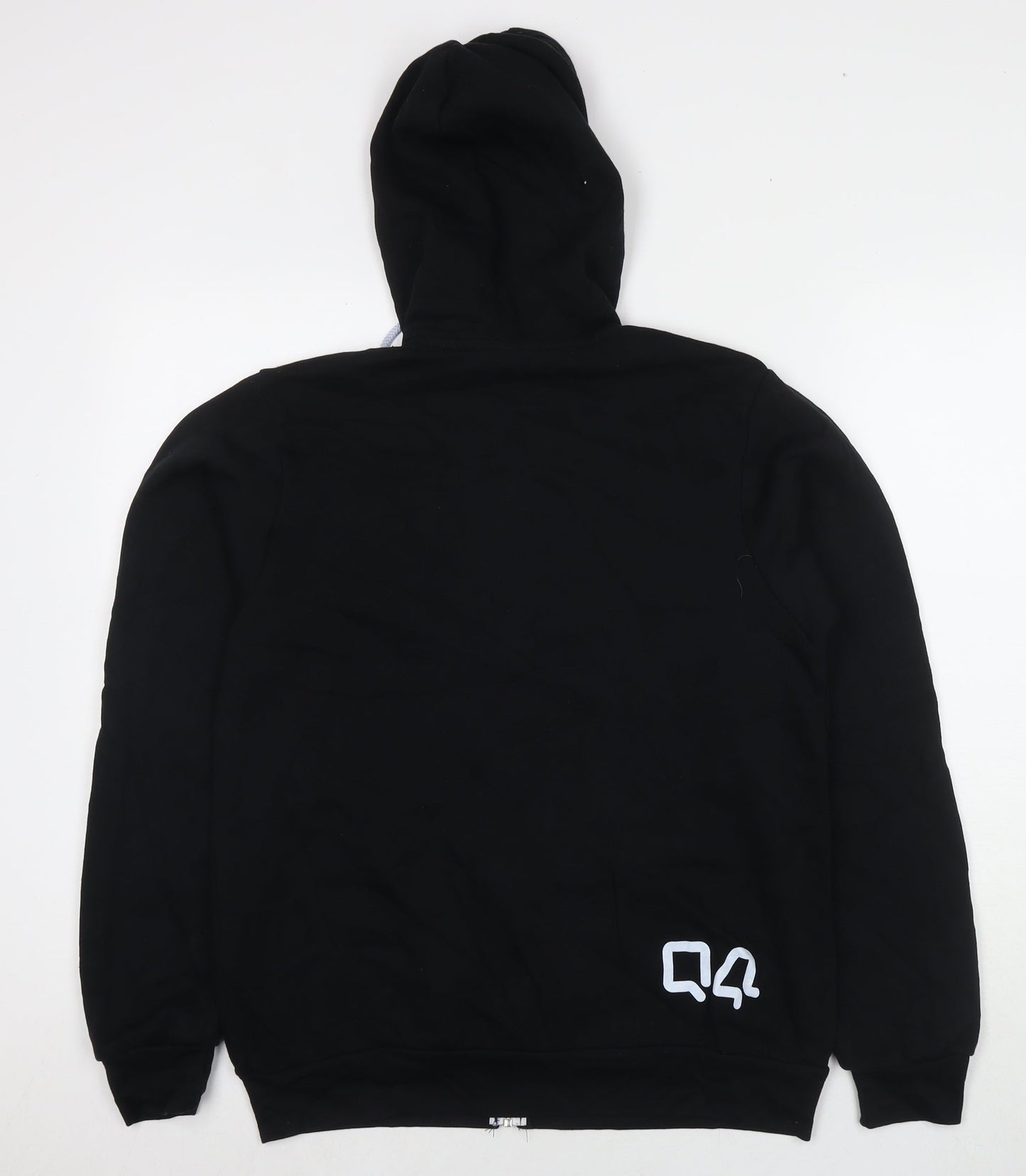 Bella&Canvas Mens Black Cotton Full Zip Hoodie Size M - Where the market connects.