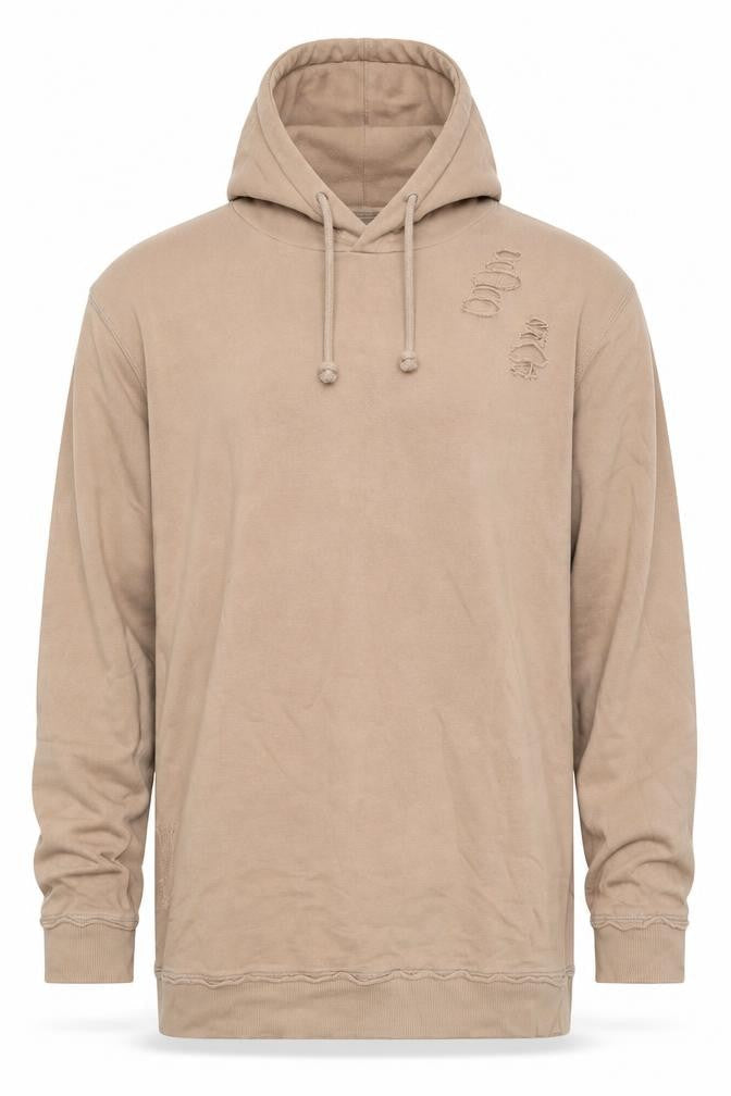Mens UK Size M Topman Beige Pullover Hoodie