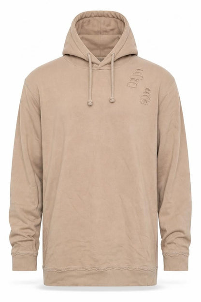 Mens UK Size M Topman Beige Pullover Hoodie